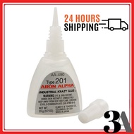 Aron Alpha 201 Quick Set Adhesive Glue K201 20gram Tube General Purpose Adhesive Supplier
