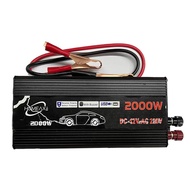 จัดส่งฟรี!!อินเวอร์เตอร์ 12v to 220v 2000w แปลงไฟ12v24vเป็น220v 1000วัตต์ เครื่องแปลงไฟ Power Invert