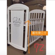 全新CNS安全檢測-嬰兒床 小床　小白床 (白)~台灣製 白色小床