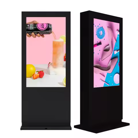75 Inch 3000Nits Dual Sided Waterproof Outdoor Digital Signage Advertising Display Player IP65 Water
