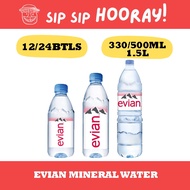 Evian Mineral Water 24 x 330ml / 24 x 500ml / 12 x 1.5L