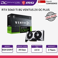 MSI GeForce RTX 5060 Ti 8G VENTUS 2X OC PLUS 8GB GDDR7 Graphics Card - RTX5060 / 5060Ti