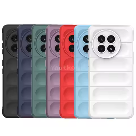 For Oneplus 13R Case Silicone Liquid Shockproof Cover Oneplus 13 R Case TPU Rubber Protector Phone C