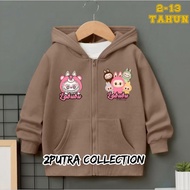 YG Latest Children's Zipper Hoodie Jacket From Ages 2-3-4-5-6-7-8-9-10-11-12-13-Years/ Latest Trendy