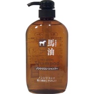 Horse oil non-silicone shampoo 600mL Kumano oil and fat / Direct from Japan