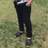 Golden Zebra Jeans กางเกงยีนส์เด็กขาเดฟสีดำผ้ายืด