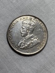 1920年 英皇喬治五世 印度 50仙銀幣