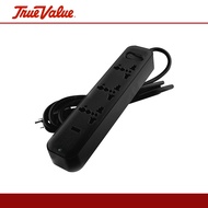 Omni Travel Extension Cord with USB Outlet Black (USB-301)