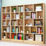 Display Cabinet Free Combination Household Bookcase Shelf Lattice Bookshelf Cabinet Student Storage 
