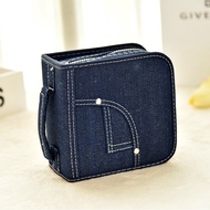60/128pcs Denim Album Cd Storage Bag / Dvd/Cd Organizing Storage Bag / Durable Large-Capacity Cd St