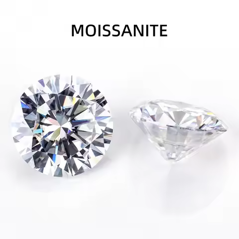 D color VVS1 clarity loose diamond, moissanite loose diamond, 15 points to 90 points, round eight he
