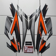 Satria f150 2007 black motorcycle sticker