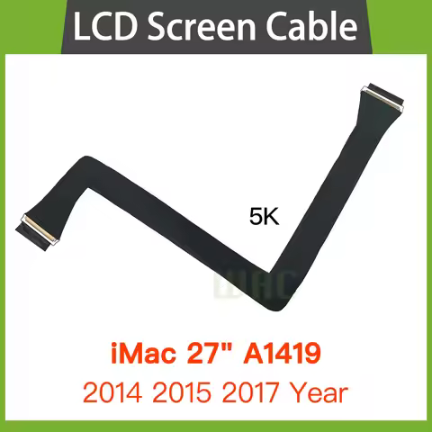 Brand New 5K 60Pins LCD LED LVDs Screen Display Cable 923-00093 For iMac 27" A1419 2014 2015 2017 Ye