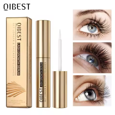 QIBEST Eyelash Growth Serum Eyelash Enhancer Vitamin E Treatment Lash Lift Nourishing Eyelash Serum 