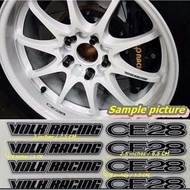 Volk Racing Rays CE28 Car Rim Sticker Like Original Best Quality