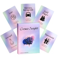 Ready Stock 10.3 * 7.4cm Universe's Seeing Oracle Card Message Card Board Game Card Game English Boa
