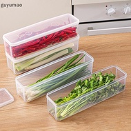 guyumao Fresh Box Noodle Plastic Food Preservation Sealed Box Rectangle Fruit Container Refrigerator