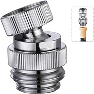 American Made 360 Degree Rotating 3/4GHT Chrome Plated Garden Hose Threaded Faucet Adapter Kit