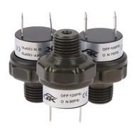 1ชิ้น1 4 NPT เครื่องอัดอากาศแรงดันวาล์วควบคุมแรงดัน70-100PSI 90-120PSI 120-150PSI