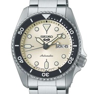 Seiko 5 Sports SRPK31 SKX Style Off White Dial Automatic Watch