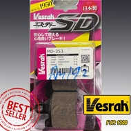 READY‼️ Brake Pad Ceramic VESRAH SUPER TOURING YAMAHA FJR 1300  FJR1300 Disc Pad
