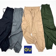 GU Wide-Fit Cargo Jogger Pants