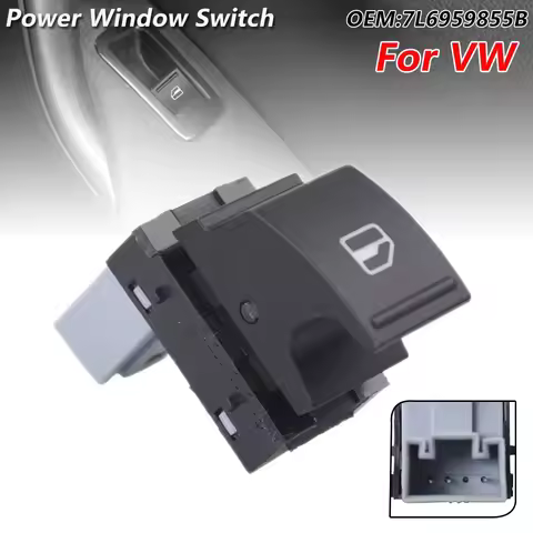 Car Window Lifter Control Single Switch Button For VW Golf MK5 6 Jetta Passat B6 Amarok Polo 6R Tigu