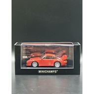 [Ready Stock] MINICHAMPS Mini Cut 1/43 Porsche 911 (993) Carrera RS Fan Special Edition Red Old Car 