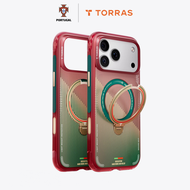 TORRAS Ostand Q3Air ชุดลิมิเต็ด สหพันธ์ฟุตบอลโปรตุเกส (FPF) สำหรับ iPhone 17 Pro Max/16 Pro/15 พร้อม