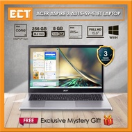 Acer Aspire 3 A315-59-51ET Laptop (i5-1235U 4.20GHz,256B SSD,8GB,Intel Iris Xe,15.6" FHD IPS,W11) - 