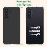 Samsung A26, Samsung A36, Samsung A56 flexible TPU case, square edges, shockproof, camera protection