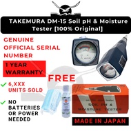 100% GENUINE TAKEMURA DM15 DM 15 {1 year warranty} Soil pH & Moisture Tester for Durian Plantation C