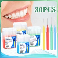 30 Pcs Braces Cleaner Interdental Stirrup Brush Ortho Brush Various Braces Cleaner