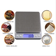 Electronic Jewelry Weight Scale 500g/3000g X 0.1g Digital Gram Scale Pocket