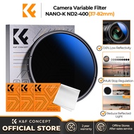 K & F khái niệm NANO-K ND2-400 điều chỉnh Bộ lọc ND với 3 cái khăn lau