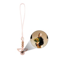 [Sincerer] Photo Projection Keychain Angel Wing Keychain Customized Photo or Picture Photo Pendant K