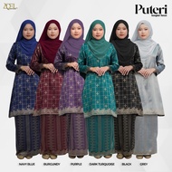 RAYA 2026 | ADEL Baju Kurung Riau Puteri Songket Tenun Moden Set Perempuan Wanita Muslimah