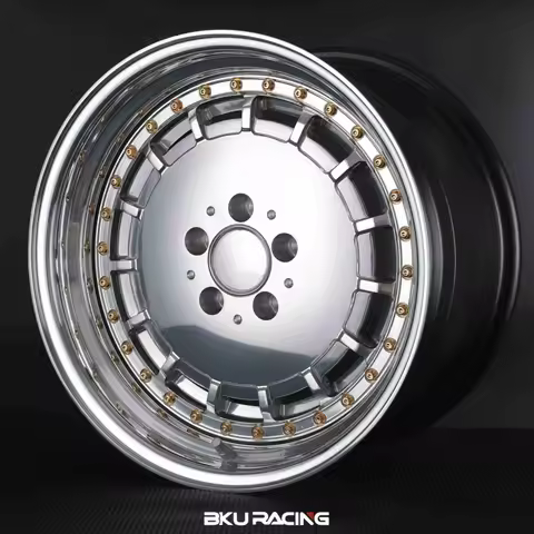 Forged 3 Piece 5X112 Wheels for Mercedes R129 W107 W124 W126 W201 W140 W210 E500 190E 17 18 Inch Rim