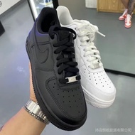 Air Force N °   1 Original Cigar of the Men's Sneakers Black and White Warrior Leisure Men's Sneaker