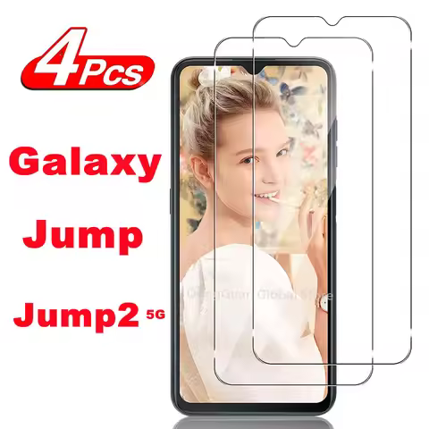 2/4pieces Screen Protector Glass For Samsung Galaxy Jump Jump2 5G Tempered Glass Film