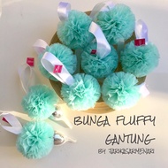 Bunga Telur (50pcs) , Bunga Telur Fluffy (Gantung)