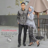 BATIK COUPLE KEBAYA SET ANNABEL SERIES TUNANGAN LAMARAN WISUDA / Batik murah / Sarimbit batik kekini