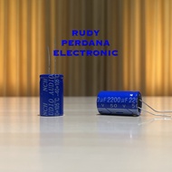 Capacitor ELCO ELKO 2200uF 50V 2200 UF 50 VOLT