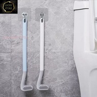 Toilet Bathroom Brush, Smart Cleaning Brush Silicone Material Easy To Clean Every Edge