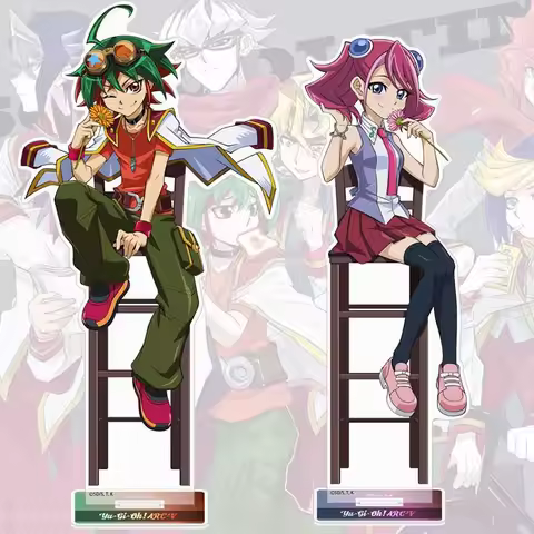 15Cm Acrylic Signboard for Yu Gi Oh ARC-V Yuya Sakaki Yuzu Hiiragi Anime Character Peripherals Colle