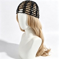 Big Hollow Glitter Sequin Muslim Hijab Undercap Turban Hat