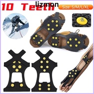 LIZMO Ice Gripper Spike, Universal Anti-Slip Ice Claw,  Spike 10 Teeth Spike Grips Cleats For Shoes