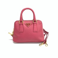 Prada 粉色 貝殼 牛皮 肩背包