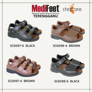 MEDIFEET - STEPCARE SC6097 & SC6098 MEN ANTI SHOCK ADJUSTABLE STRAP MEDICAL HEALTH SHOES