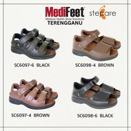 MEDIFEET - STEPCARE SC6097 & SC6098 ANTI SHOCK ADJUSTABLE STRAP MEN MEDICAL HEALTH SHOES